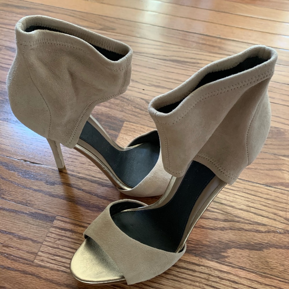 Woman’s Brian Atwood suede heels